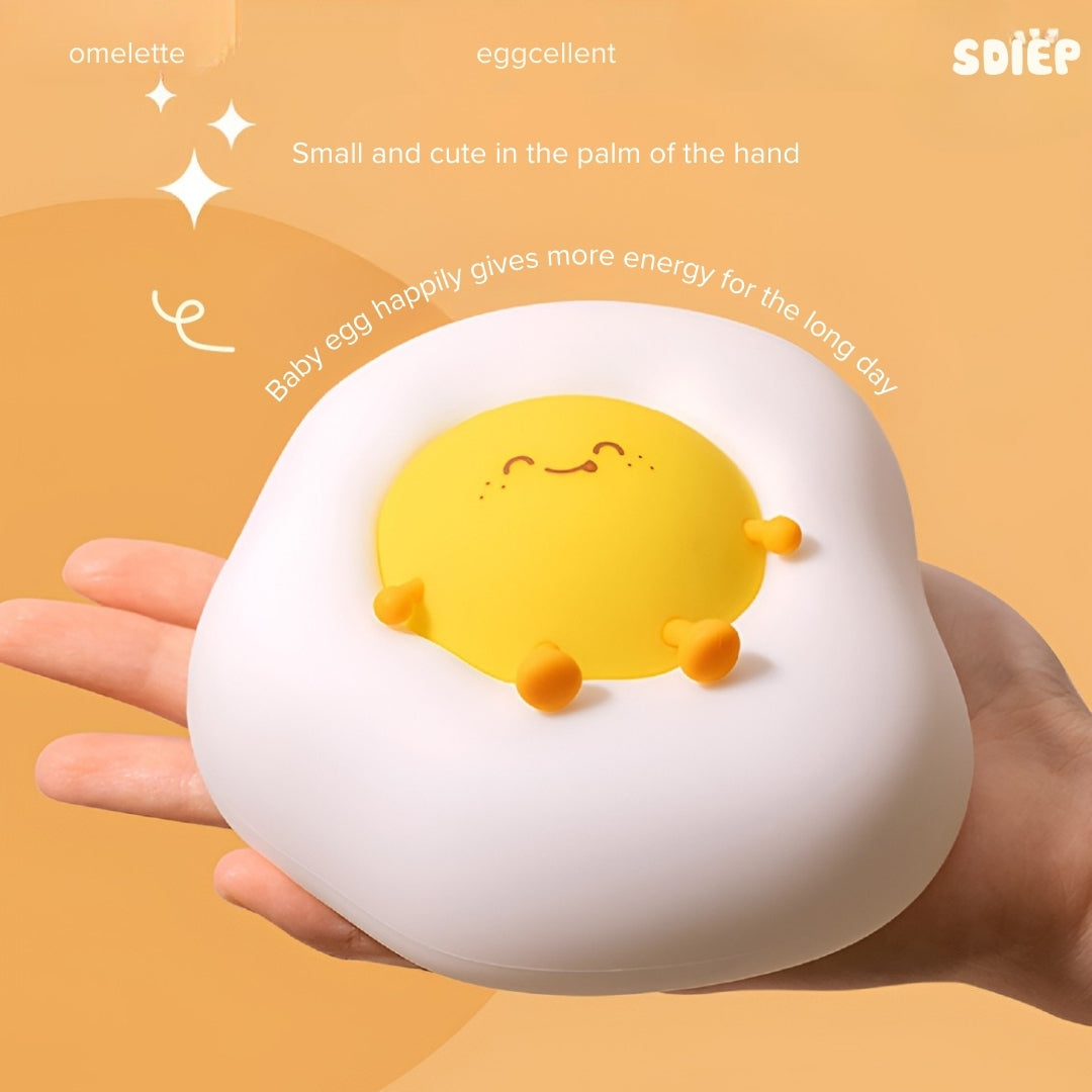 Cute Egg Interface USB Rechargeable Glowing Lamp | OMELETTE LAMP