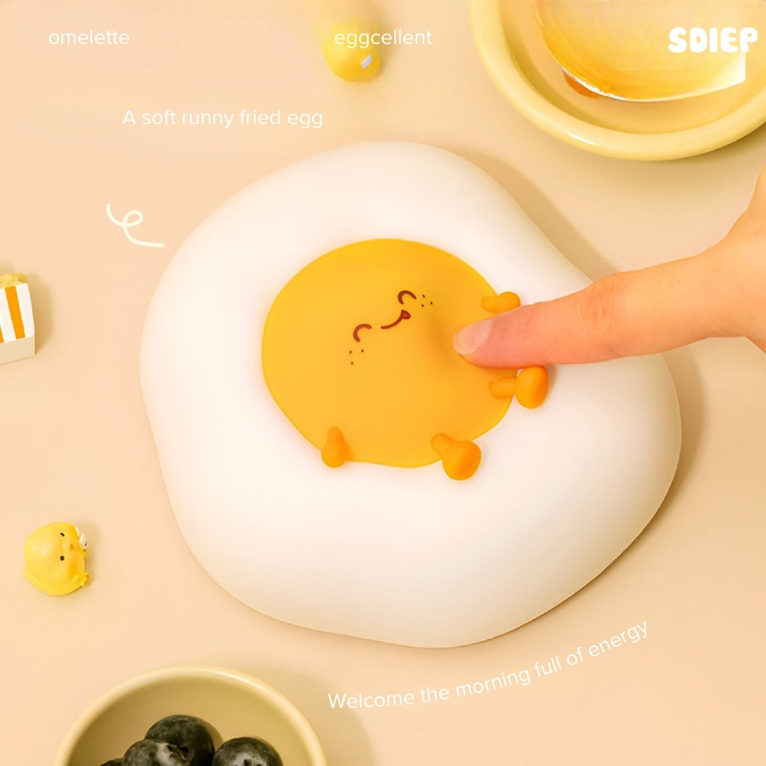 Cute Egg Interface USB Rechargeable Glowing Lamp | OMELETTE LAMP