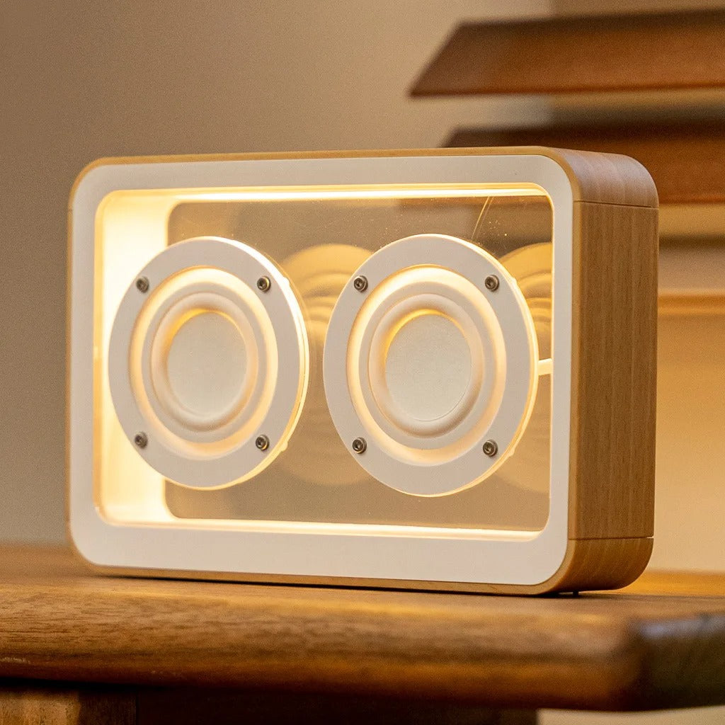 Bluetooth Speaker with Transparent Design, Live Sound Technology, and Light Sensor | TRANSLUCENT SPEAKER