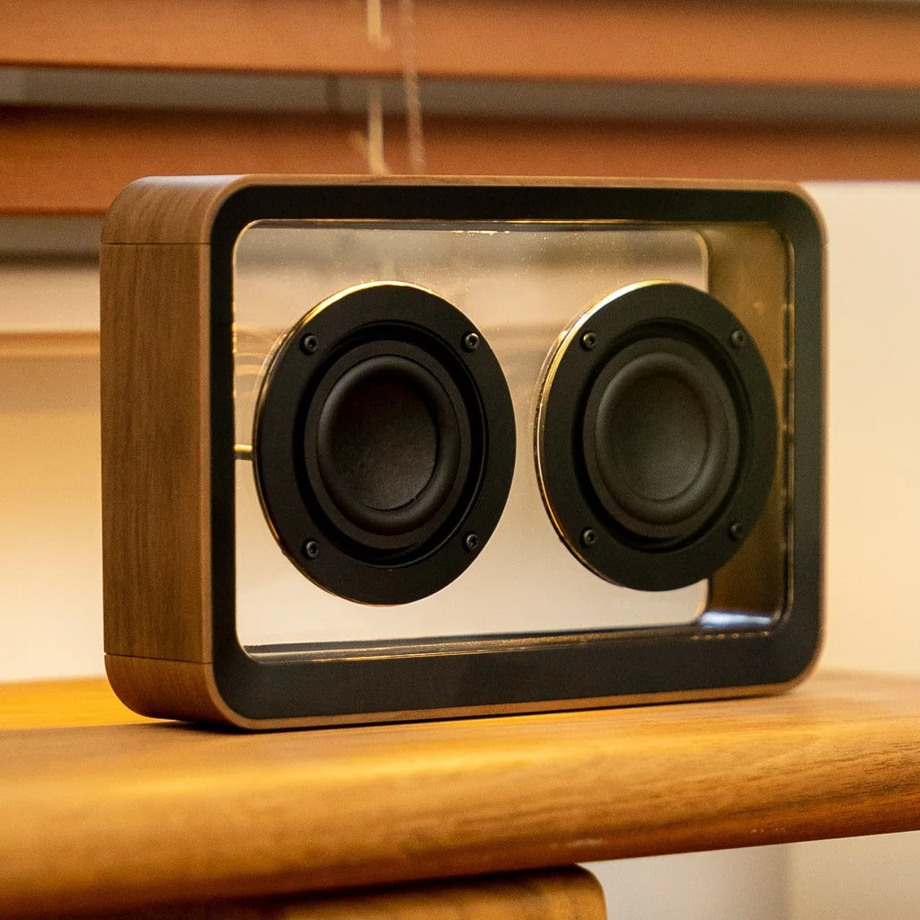 Bluetooth Speaker with Transparent Design, Live Sound Technology, and Light Sensor | TRANSLUCENT SPEAKER